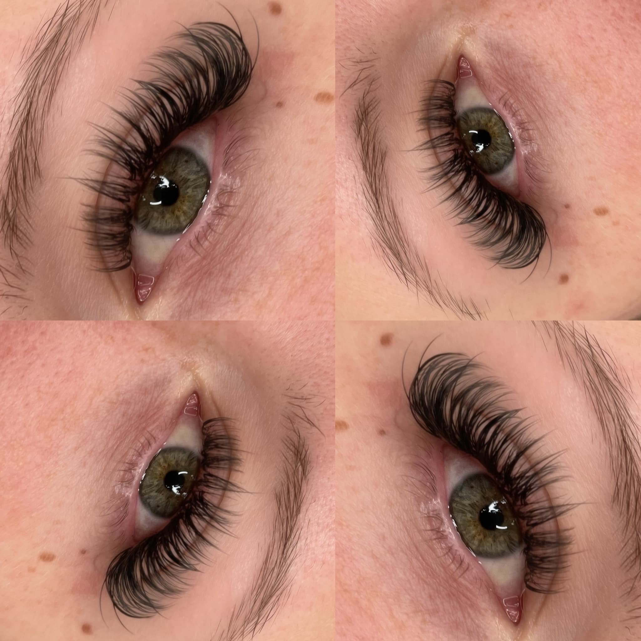 Lash extensions portfolio - Hybrid set with soft texture and clean lines. in San Diego