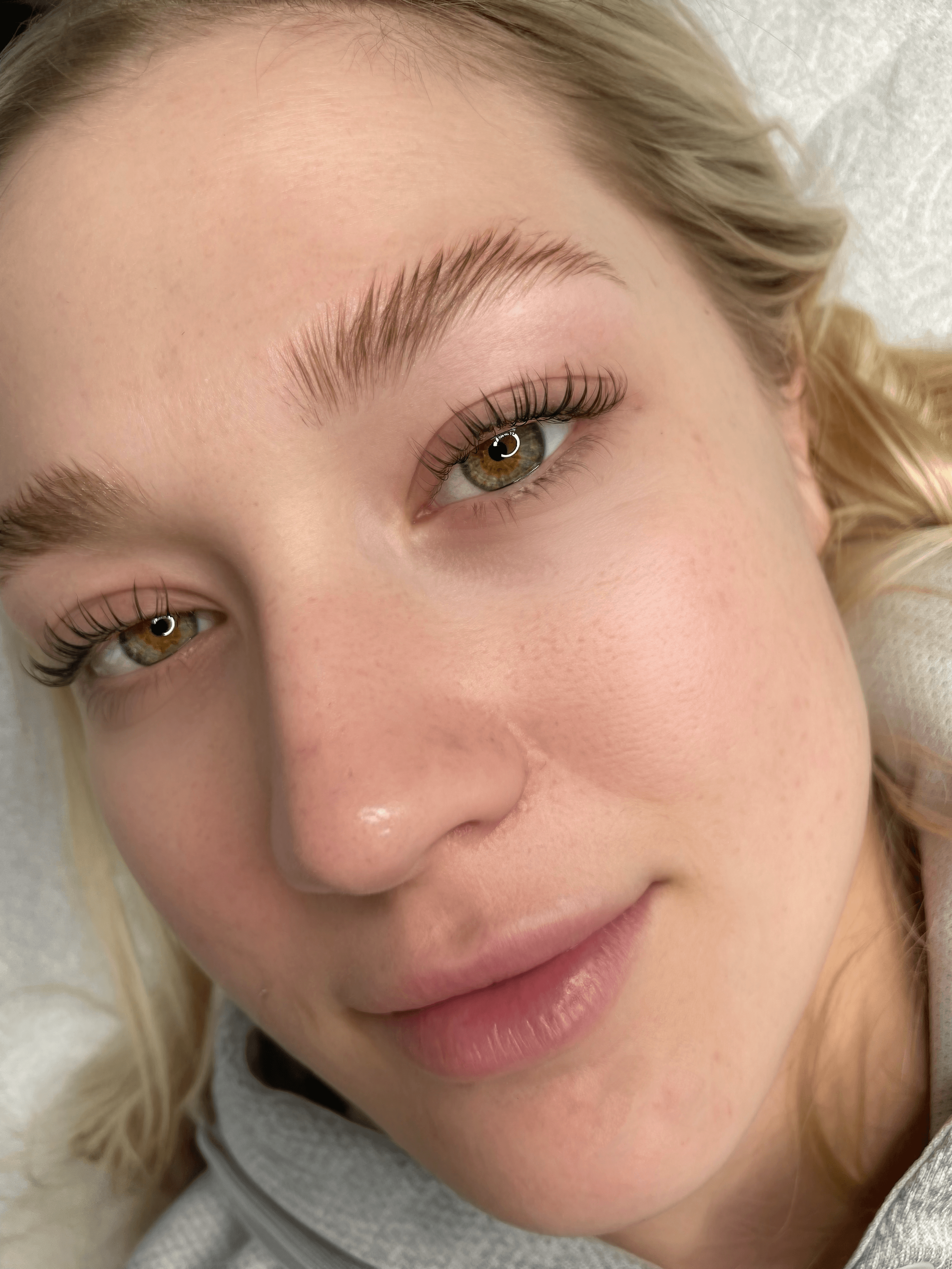 Lash extensions portfolio - Lash lift with bright, open-eye effect. in San Diego